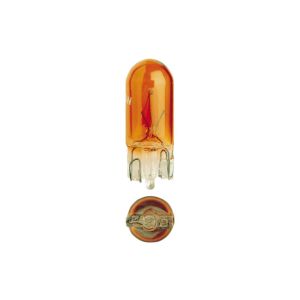 Narva Premium Long Life 12V 5W T-10mm Amber Wedge Globe