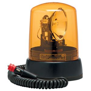 Hella 12/24V Amber Rotating Beacon With Magnetic Base