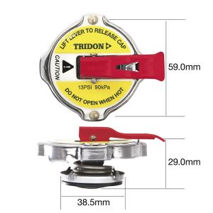 Tridon Lever Release Recovery Style Radiator Cap  