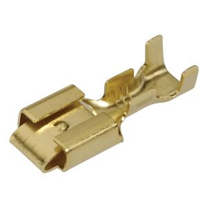 Narva 6.3mm Uninsulated Female Blade Crimp Terminal With Locking Tang (Pack Of 100) 