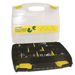 Tridon 85 Piece Vinyl Coated Mild Steel P Clamp Assortment 