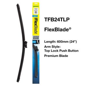 Tridon 600mm Flexblade Wiper With Top Lock Push Button 