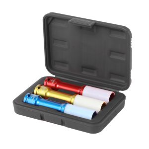 Toledo 3 Piece 150mm Long Wheel Nut Socket Set  