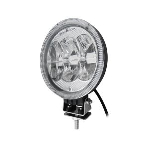LED 10-30V 60W (2749 Lumen) 7" Driving/Spot Beam Driving Light With Outer Marker Light Ring 