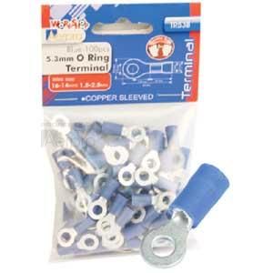 Aerpro Blue 5mm Eye Crimp Terminal (Pack Of 100)  