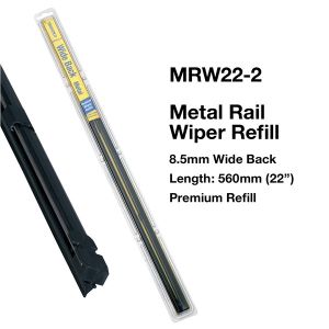 Tridon 610mm X 8.5mm Wide Back Metal Rail Wiper Blade (Pack Of 2) 