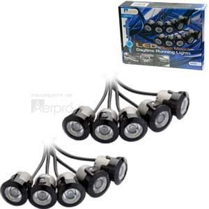 Aerpro Flush Mount LED Daytime Running Light Kit  