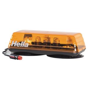 Hella 12V Amber Mini Light Bar With Magnetic Base