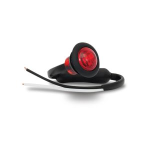LED 12-24V Red Marker Light (28mm X 25mm Round)