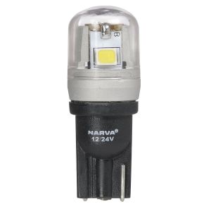 Narva 12-24V T10 Led Wedge Globe (Blister Pack Of 2)