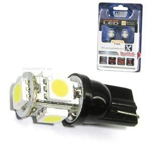 Aerpro 5 SMD 3D T10 Amber LED Wedge Globe (Blister Pack Of 2) 