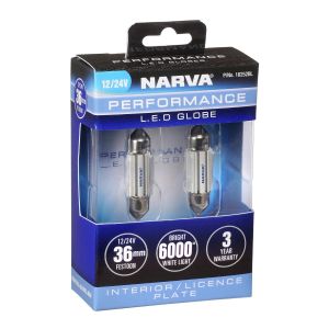 Narva 12-24V 36Mm Led Festoon Globe (Blister Pack of 1)