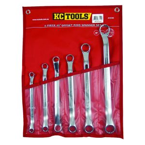 KC 6 Piece Ring Spanner Set