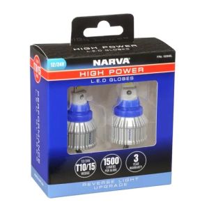 Narva 12-24V T15 High Power Led Reverse Globe (Blister Pack of 2)