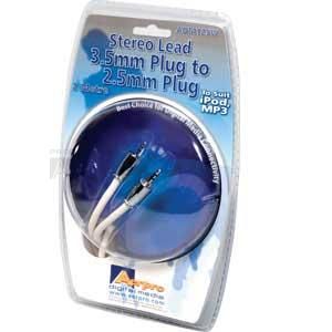 Aerpro 2.5mm To 3.5mm Stereo Adaptor Lead  