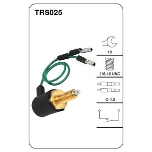 Tridon Reverse Light Switch  