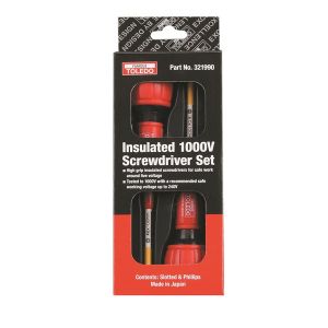 Toledo 2 Piece Elec-Line Insulated 1000V Screw Driver Set