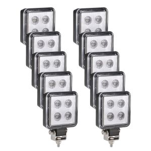Narva 9-33V 600 Lumen Flood Beam LED Worklight With Polycarbonate Lens (Pack Of 10) 