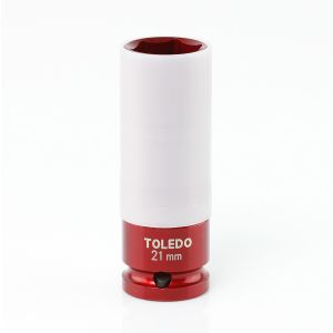 Toledo 1/2" Drive 21mm Wheel Nut Socket  