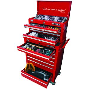 KC 220 Piece Af & Metric Rollaway Tool Kit