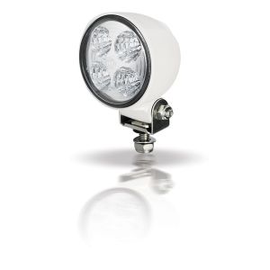 Hellamarine Module 70 9-30V Flood Beam LED Deck Light With White Housing 