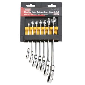 Toledo Metric Ratchet Set With Flexible Head  