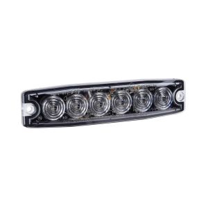 Narva 12-24V Low Profile Blue Slimline Warning Light With 23 Selectable Flash Patterns (131 X 30 X 7mm)