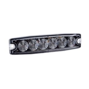 Narva 12-24V Low Profile Blue Slimline Warning Light With 23 Selectable Flash Patterns (131 X 30 X 7mm)