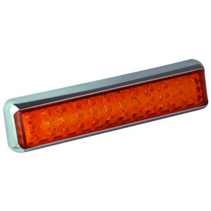 LED 12-24V Indicator Light With Chrome Bracket (200 X 50 X 28mm)