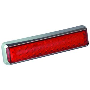 LED 12-24V Stop/Tail Light With Chrome Housing (200 X 50 X 28mm)