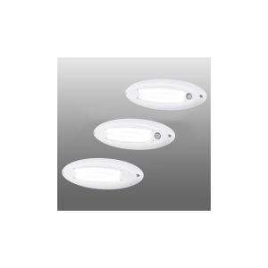 LED 10-30V Waterproof Interior/Exterior Light With Touch On/Off Switch (201 X 67 X 14mm Oval) 