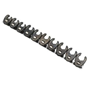 Toledo 10 Piece 3/8" Drive Metric Flared Crow Foot Wrench Set
