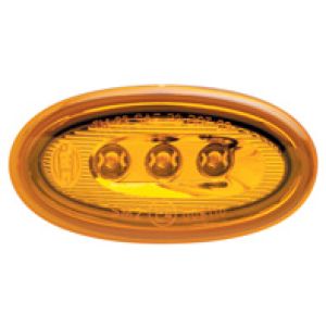 Hella 12V Amber LED Marker Light (60 X 31 X 26mm)