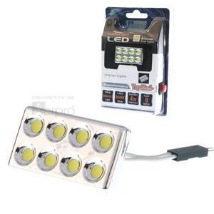 Aerpro 12V 8 SMD Green LED Interior Hyperformance Light (Blister Pack Of 1) 