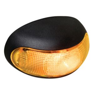 Hella 8-28V LED Amber Front End Outline Marker Light With Grilamid Lens 