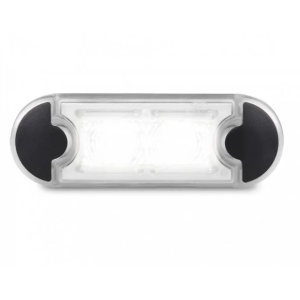 HELLA 12-24V LED FLUSH MOUNT WHITE FRONT END OUTLINE MARKER LIGHT