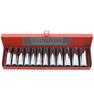 KC 12 Piece 1/2" Drive Deep Metric Socket Set