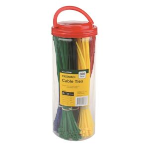 Tridon 300 Piece Coloured Cable Tie Assortment