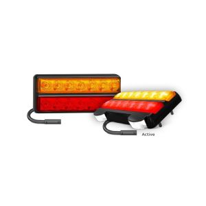 LED 12V Combination Tailight With Number Plate Light (200 X 113 X 28mm) 