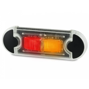 Hella 12-24V Flush Mount Red/Amber Side Marker Light (Pack Of 16) 