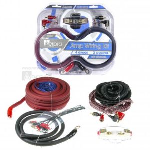 Aerpro Bassix  4GA 650W 2 Channel Amp Installation Kit 