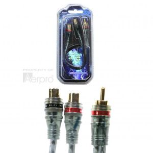Aerpro Maxcor 1m To 2F Rca Splitter Lead  