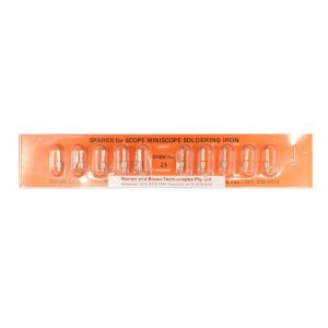 Mini-Scope 2.5mm Replacement Tip (Pack Of 10) 