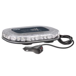Narva 12-24V Aeromax Amber Mini LED Light Box With Clear Lens & Magnetic Base (250 X 173 X 47mm) 
