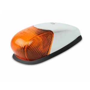 Hella Amber Indicator/Marker Light With Chrome Housing