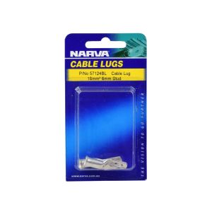 Narva Cable Lug (16mm² Cable 6mm Stud) (Blister Pack Of 2) 