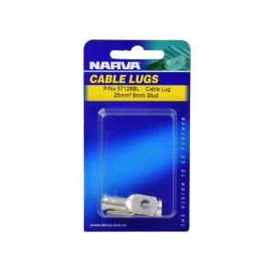 Narva Cable Lug (25mm² Cable 6mm Stud) (Blister Pack Of 2) 