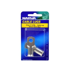 Narva Cable Lug (50mm² Cable 8mm Stud) (Blister Pack Of 2) 