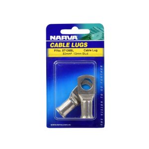 Narva Cable Lug(50mm² Cable 12mm Stud) (Blister Pack Of 2) 