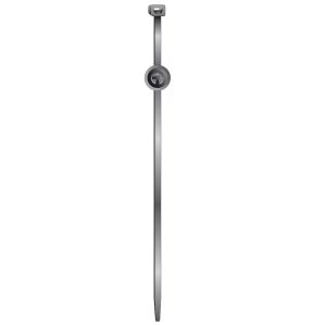 Narva 200mm X 4.8mm Black Fir Tree Mount Cable Tie (Pack Of 100) 